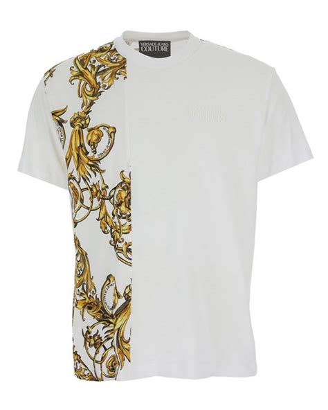 versace baroque gold shirt|plain white Versace shirt.